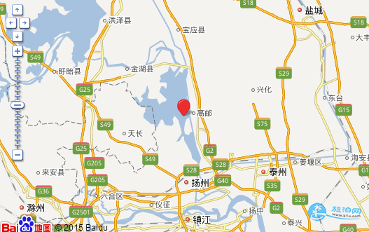 京杭大運(yùn)河全線地圖，起點(diǎn)北京和終點(diǎn)杭州（春秋時(shí)期開鑿的）