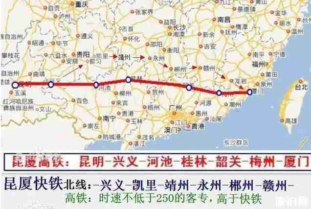 昌廈高鐵最新消息 昌廈高鐵時速+經過城市