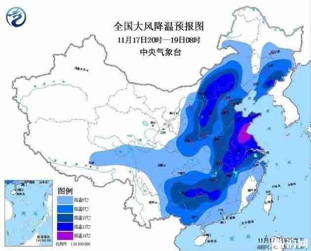 2019寒潮蓝色预警最新消息 2019东北暴雪最新消息