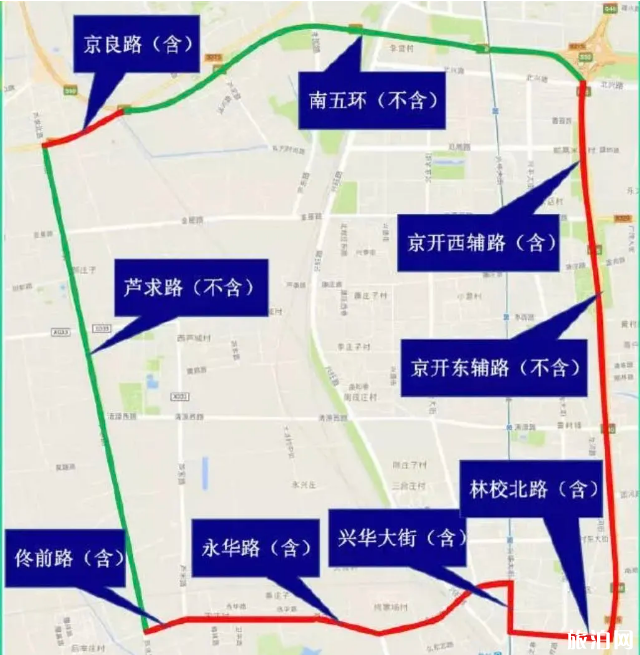 2020北京轻型货车限行规定时间及路段