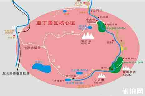 亞丁村交通線路指南 亞丁村核心景點介紹