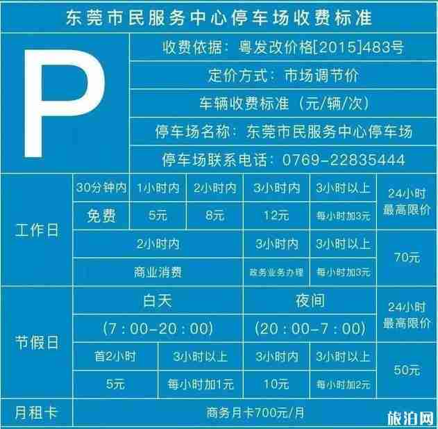 东莞市民服务中心停车收费标准 东莞市民服务中心怎么