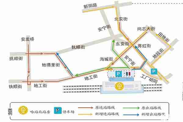 哈爾濱北廣場地上停車場收費標準 開車怎么進去