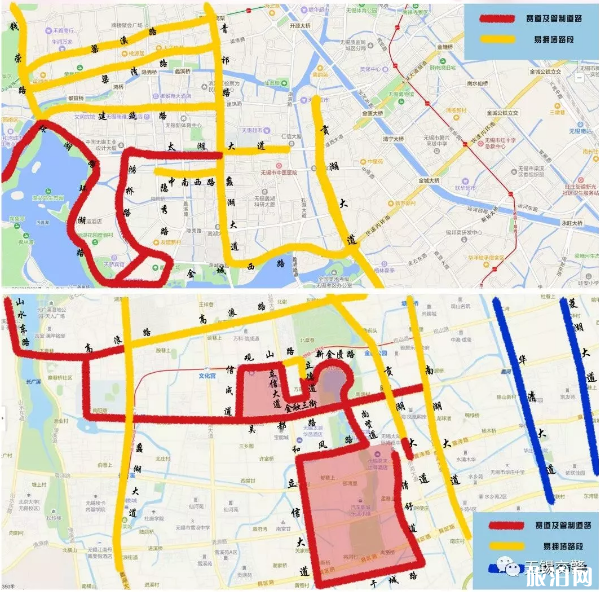 无锡马拉松2019路线 交通管制 绕行路线