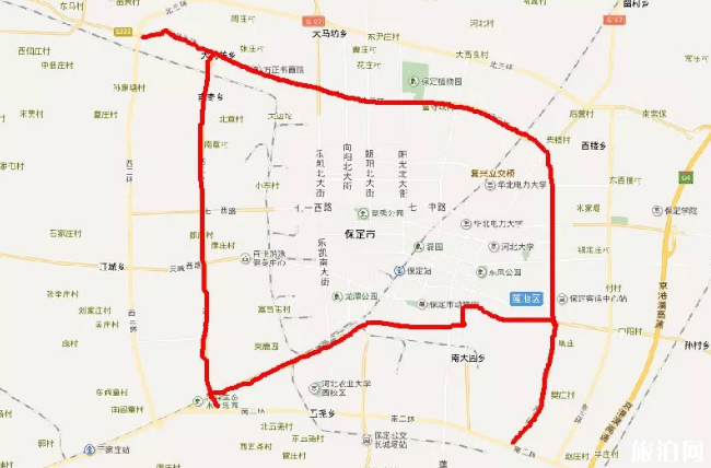 三丰路,西二环,北二环(含以上道路)以内区域②其它各县市限行区域及