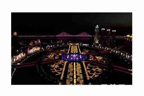 2019大連星海廣場新年燈光秀時間表