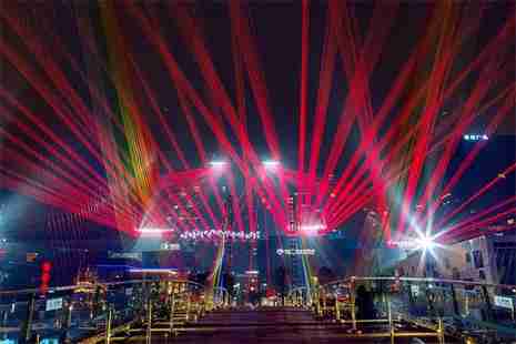 2018寧波文化廣場燈光秀