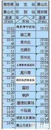 杭黄高铁时刻表 杭黄高铁票价预测
