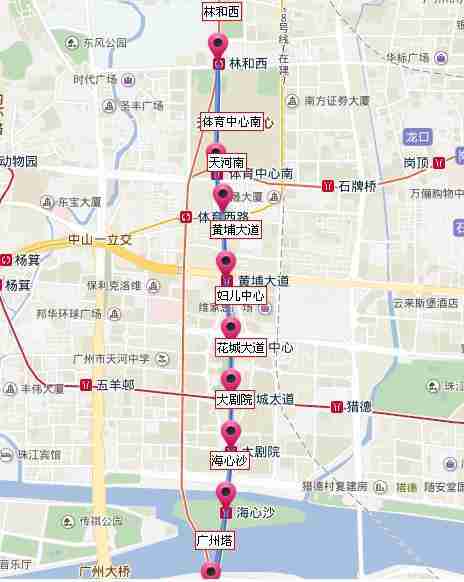 广州地铁线路图高清版2018最新版本