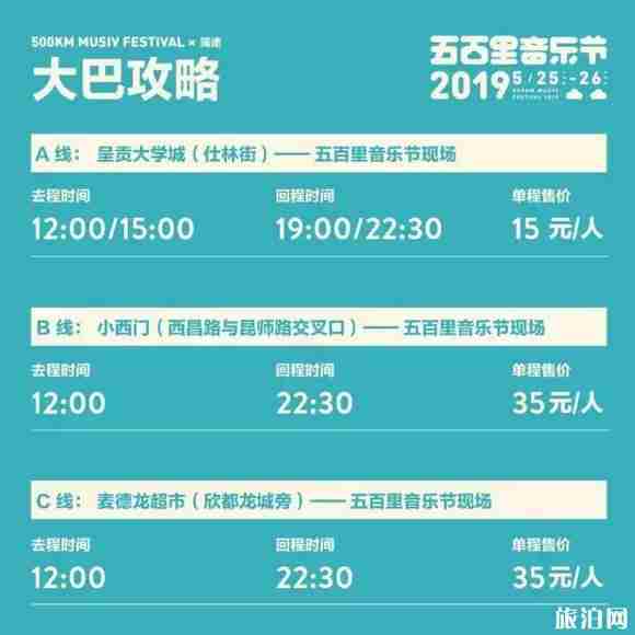 2019五百里音乐节昆明站时间+门票+阵容+交通