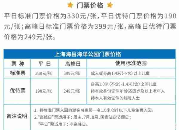 2020上海海昌海洋公园行李寄存价格门票价格及游玩项目介绍