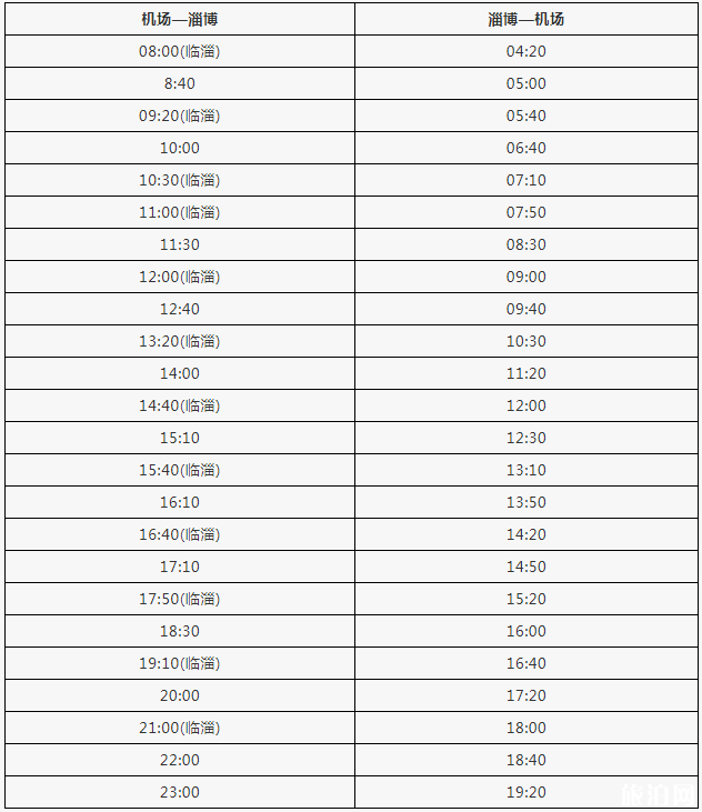 济南市机场大巴时间表+机场停车收费标准+公交行车路线
