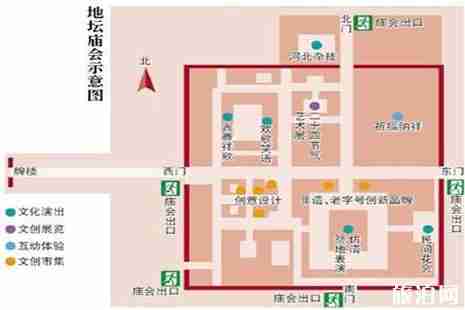 龙潭地坛庙会游玩攻略 （附庙会示意图）