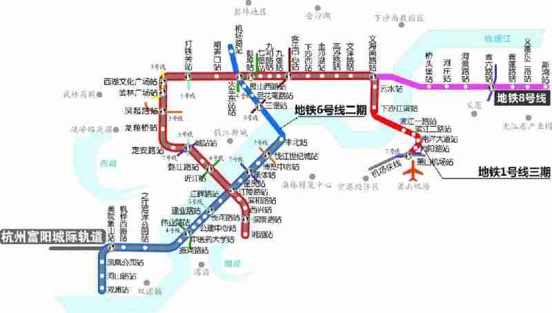 杭州地铁1号线最快2020年可直达萧山机场！