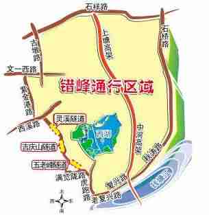 杭州外地车限行区域(图)