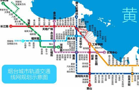 烟台地铁规划线路