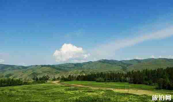 新疆阿勒泰禾木公路圖