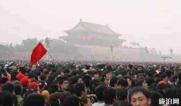 北京地鐵擁擠圖片 十一北京最擁擠的景點有哪些