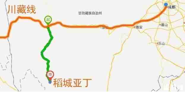 稻城亚丁属于川藏线吗