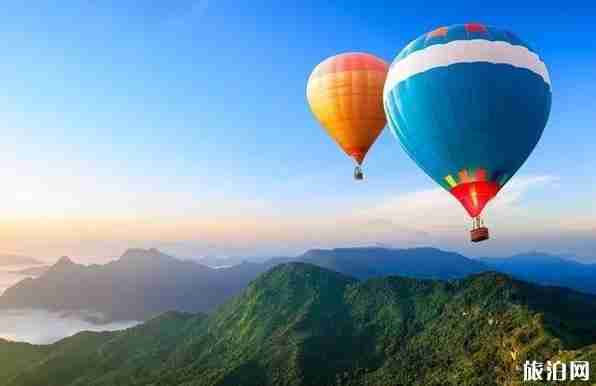 国内哪些景点有热气球