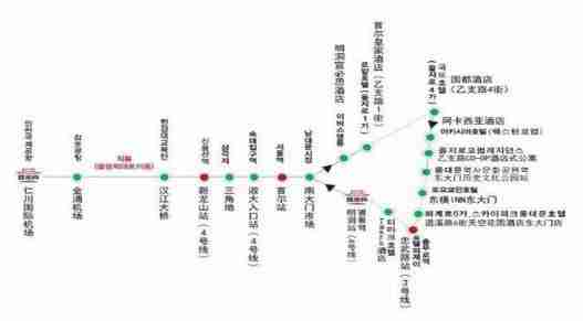 仁川机场到明洞怎么走