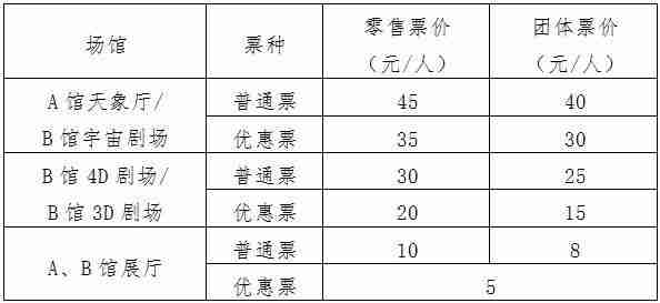 北京天文館門票價格+優惠政策 北京天文館門票價格+優惠政策