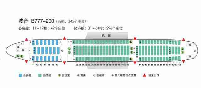 fu6761飞机座位分布图图片