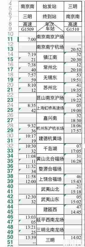 杭黄高铁时刻表 杭黄高铁票价预测 杭黄高铁时刻表 杭黄高铁票价预测