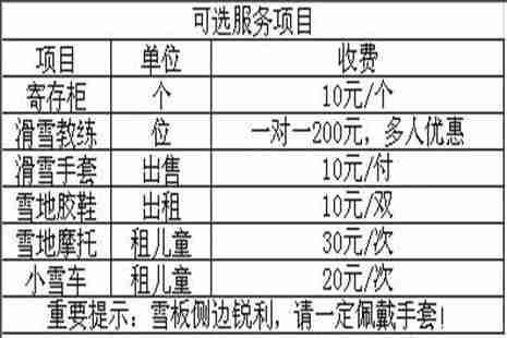 白云小镇滑雪场门票多少钱 2019年开滑时间+交通信息