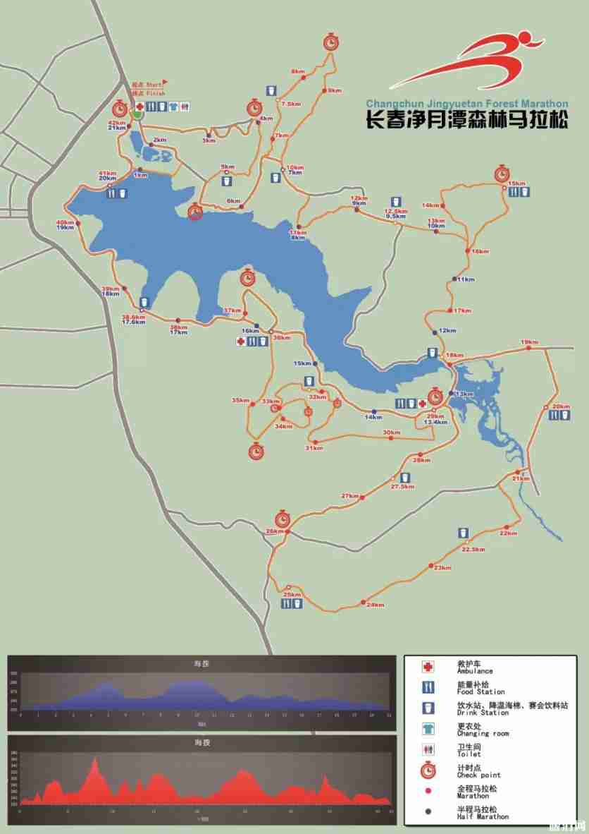 2019长春净月潭森林马拉松6月16日开跑 附官网链接+赛事路线