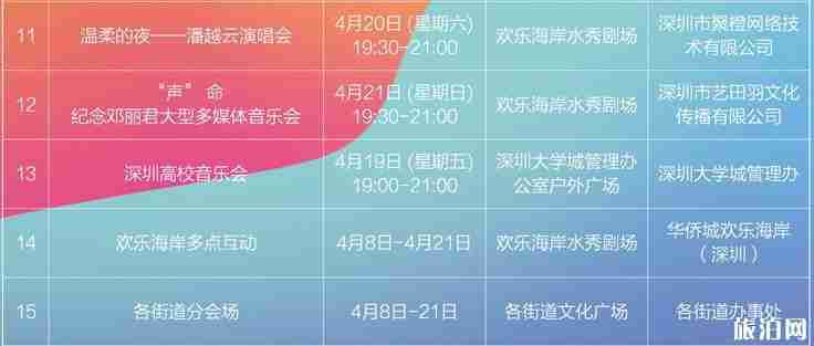 2019南山流行音樂節門票+時間+地址+交通+陣容介紹