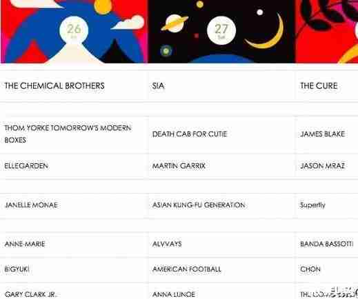 2019日本音樂(lè)節(jié)夏季整理 2019日本音樂(lè)節(jié)夏季整理