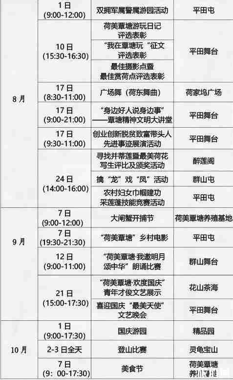 贵港覃塘区2019年荷花节时间+活动介绍+活动亮点