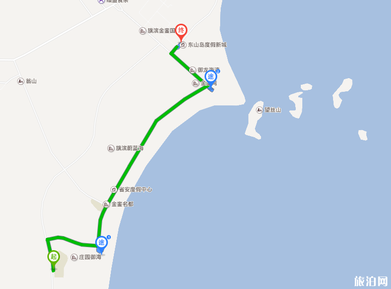东山岛环岛骑行线路图片
