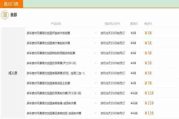 多彩贵州风景眼文创园门票多少 附七夕活动内容2019