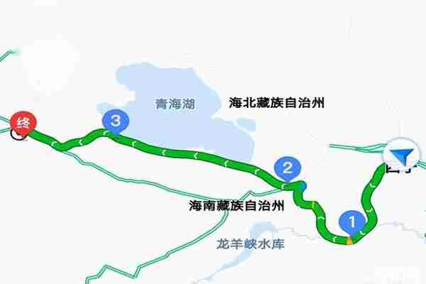 青海308省道全程线路图图片