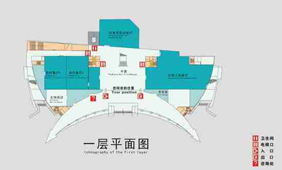 三峽博物館平面圖三峽博物館展廳分佈圖