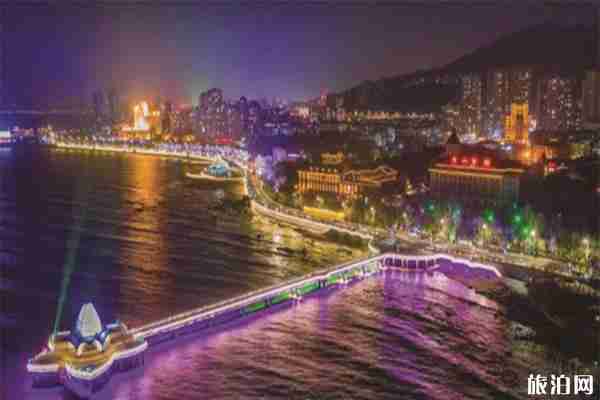 2019國慶煙臺濱海廣場燈光秀幾點開始