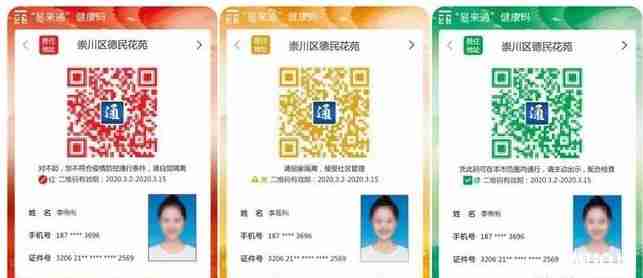 电子通行证和健康码一样吗和颜色代表什么