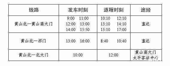 黃山北旅游客運中心什么時候恢復 附發車班次 黃山北旅游客運中心什么時候恢復 附發車班次