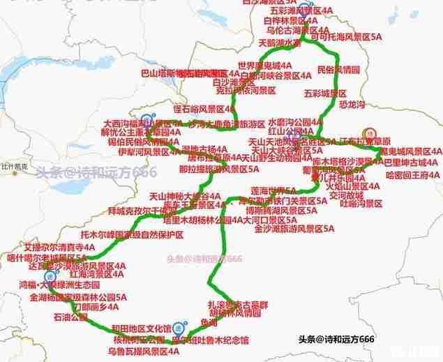 新疆自驾游线路推荐2020 新疆自驾游线路推荐2020