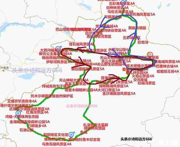 新疆自驾游线路推荐2020 新疆自驾游线路推荐2020