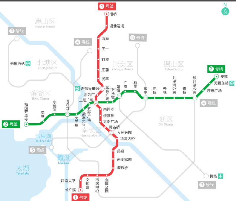 无锡地铁123号线线路图图片