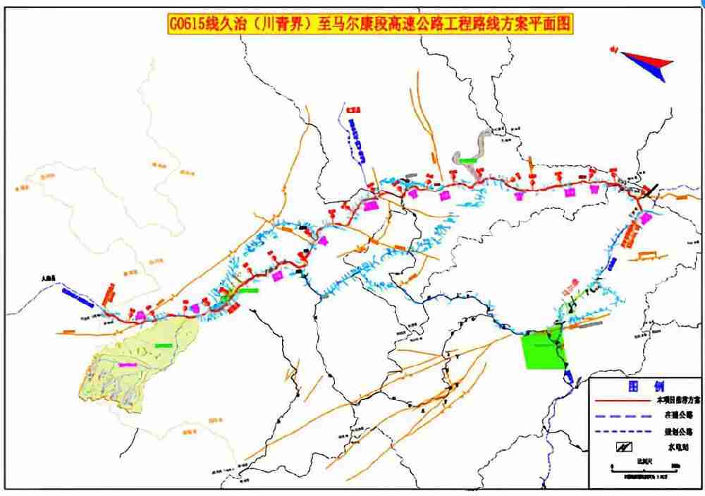 岷县白土坡高速规划图图片