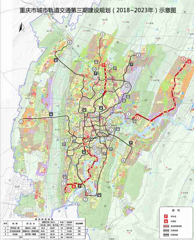 重慶軌道交通規劃圖2020最新
