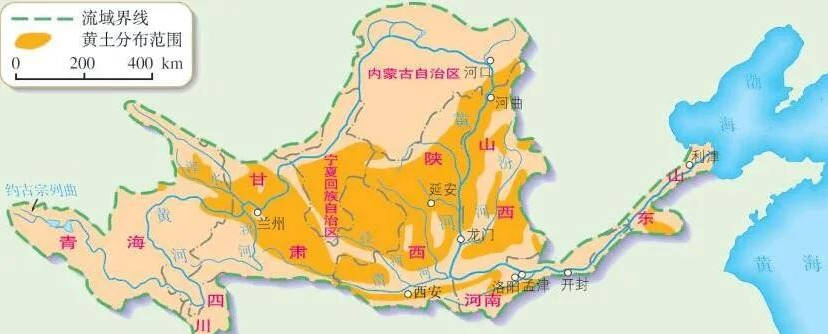 黃河流經地圖路線全圖流經青海四川甘肅等9個省份入海口在山東東營