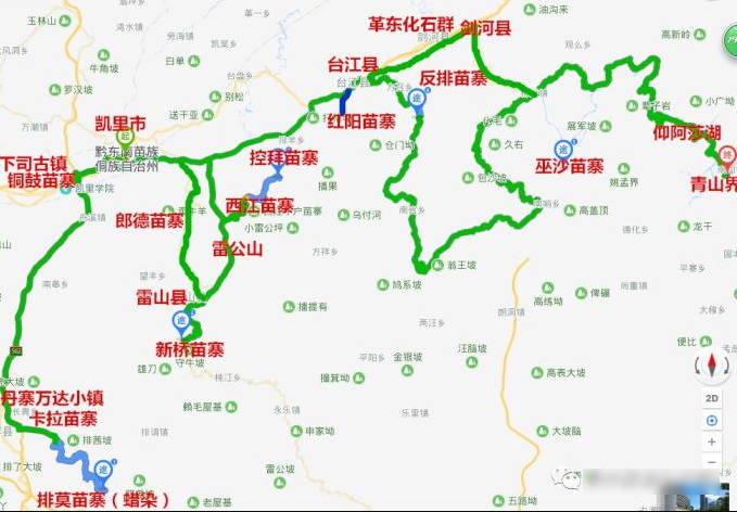 贵州旅游线路图最佳方案，12条适合自驾游