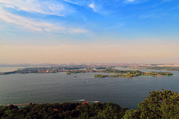 武汉东湖观光车路线图（多少钱）