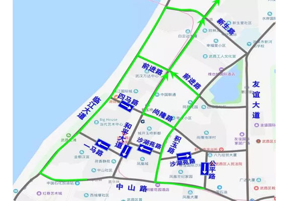 武汉武昌区和平大道交通管制通知2019