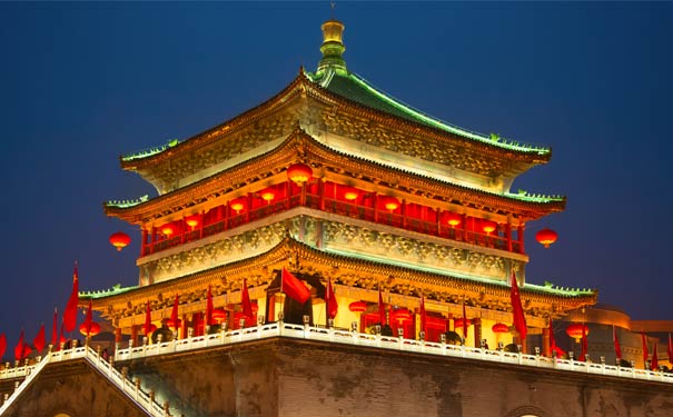 重慶到西安自駕游:鐘鼓樓 重慶到西安自駕游:鐘鼓樓